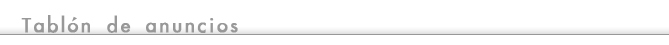Tablón de Anuncios